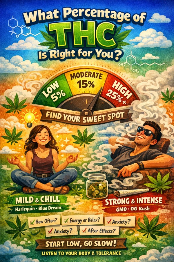 What Percentage of THC Is Right for You?