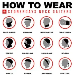 Stonerdays Neck Gater Instructions How To Wear