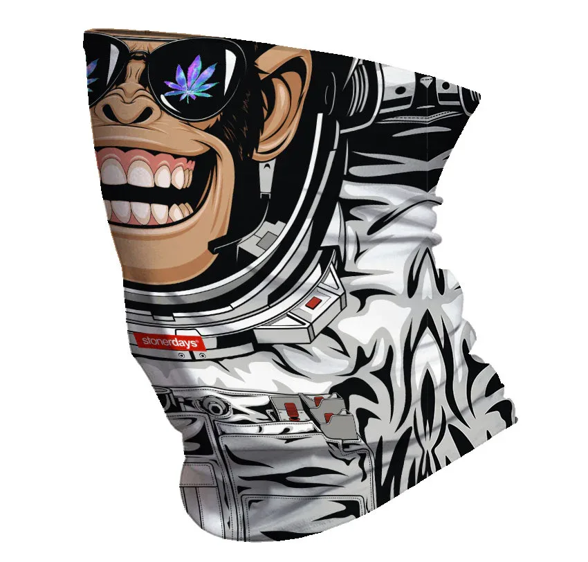 Space Monkey Smoking Blunt Neck Gaiter 3 Space Monkey Neck Gaiter