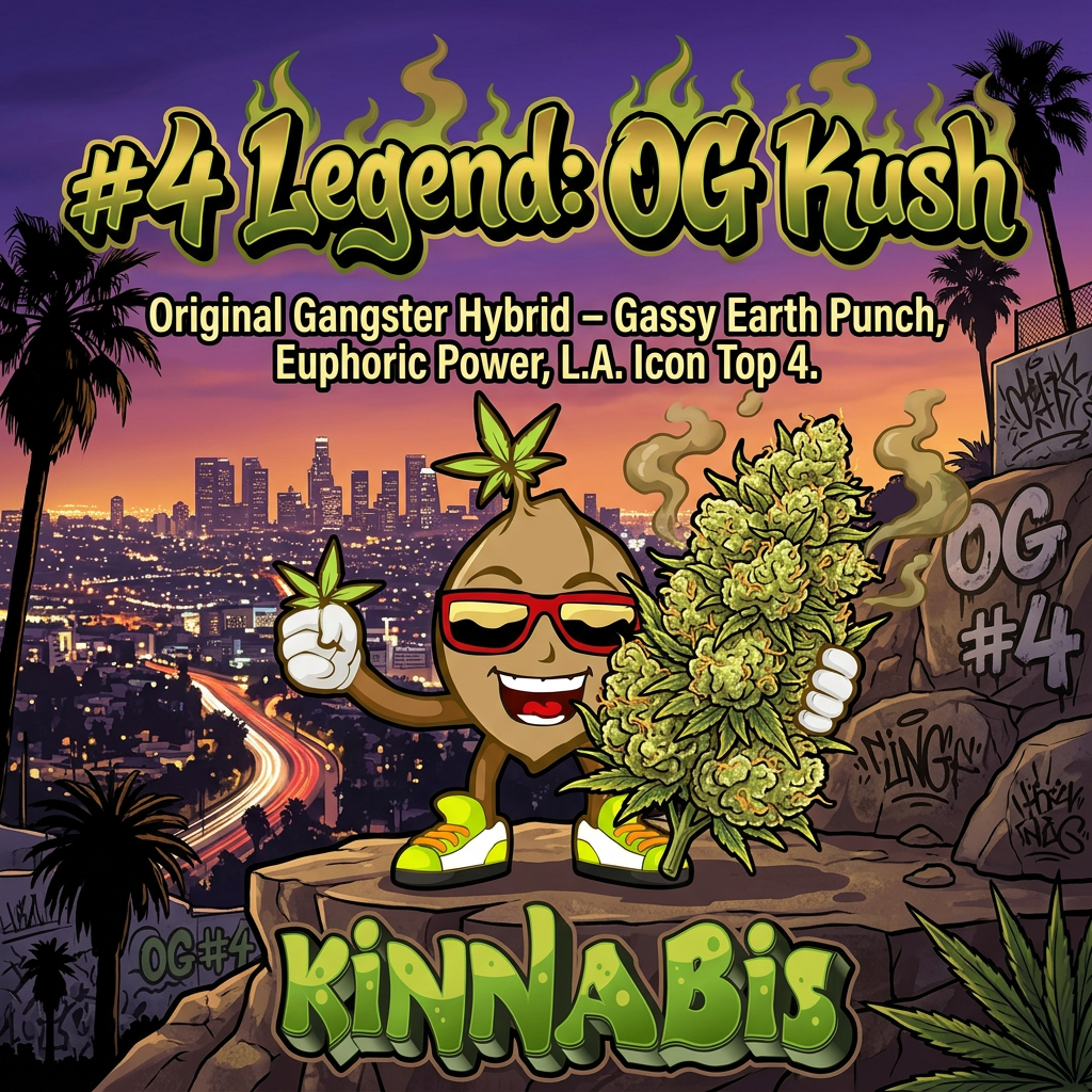 OG Kush is the #4 strain in LA. for 2026