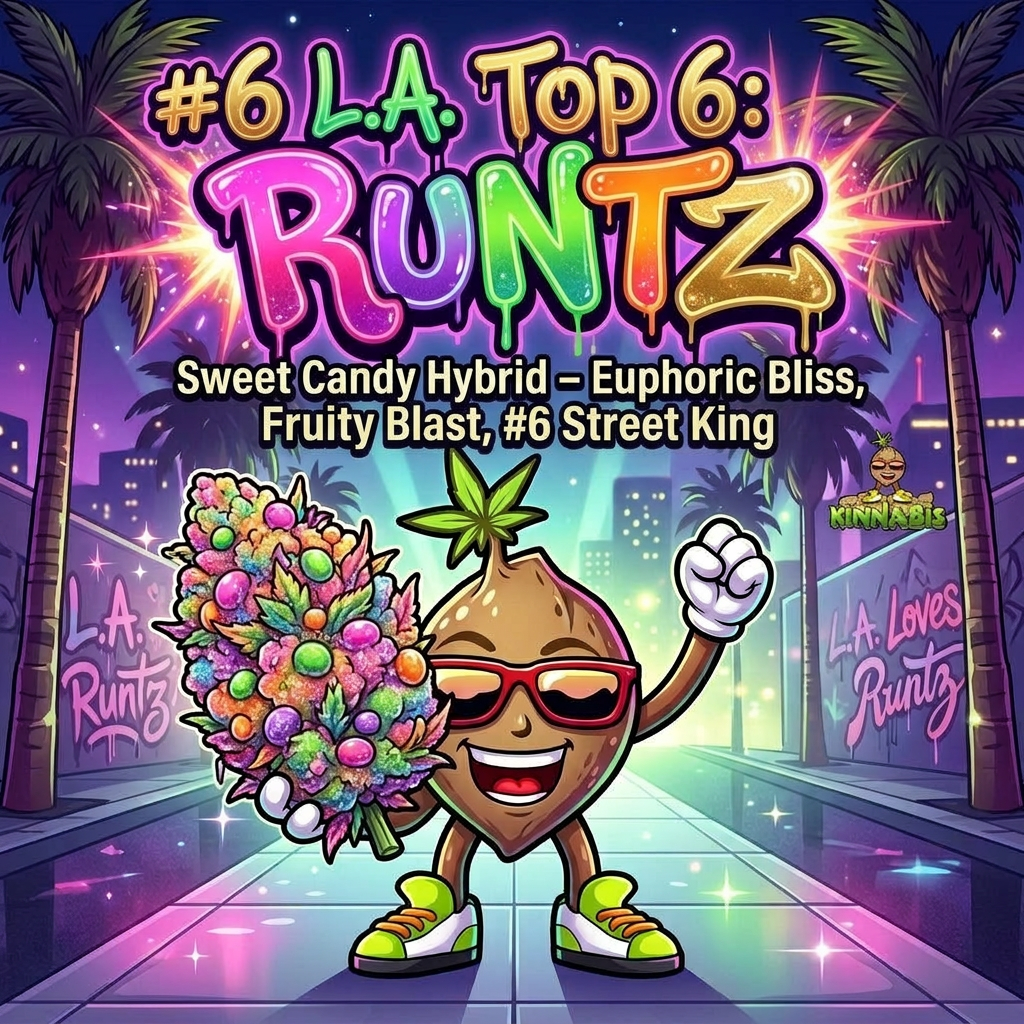 Runtz is the number 6 strain of L.A.