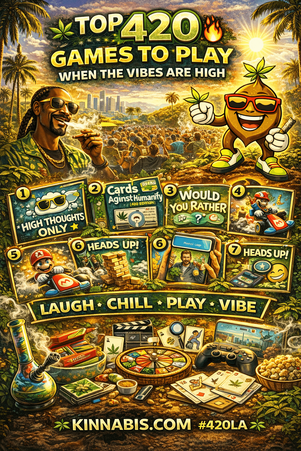 Top 420 Games to Play (When the Vibes Are High)
