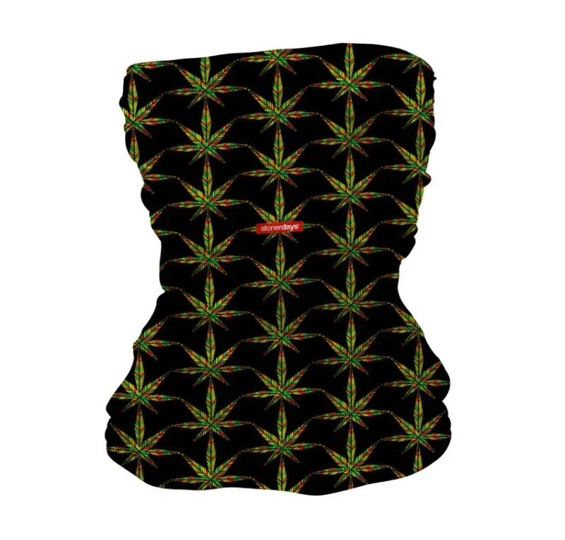 Symetrical Rasta Neck Gaiter