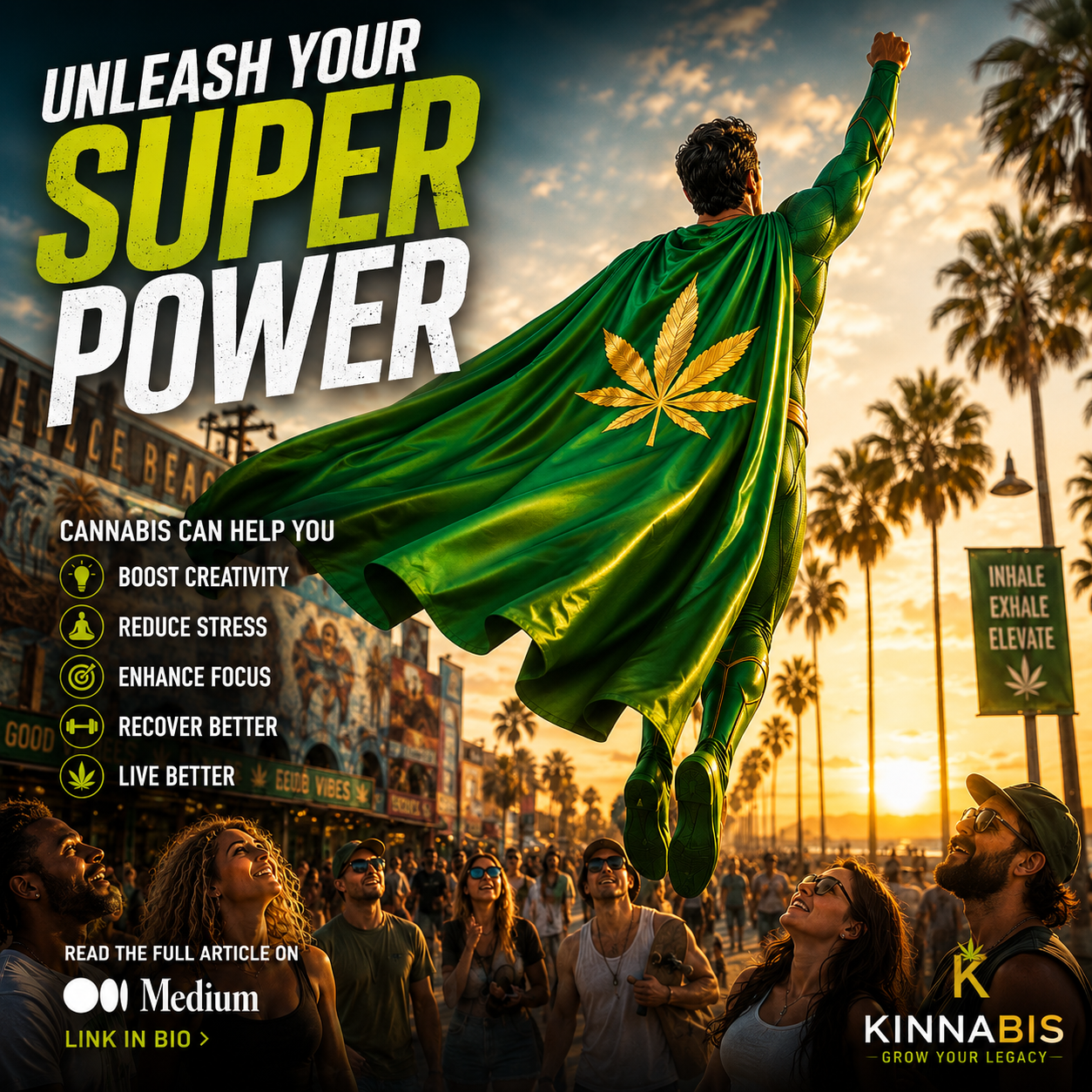 How Cannabis Can Help You Unlock Your Inner Superhuma