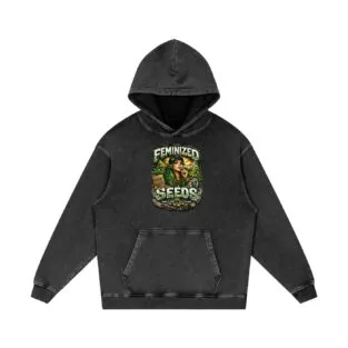 Feminized Seeds Black Hoodie