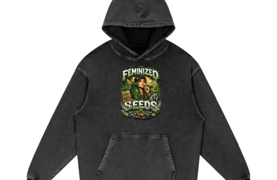 Feminized Seeds Black Hoodie
