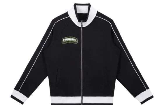 Color Block Raglan Sleeve Zip Track Jacket